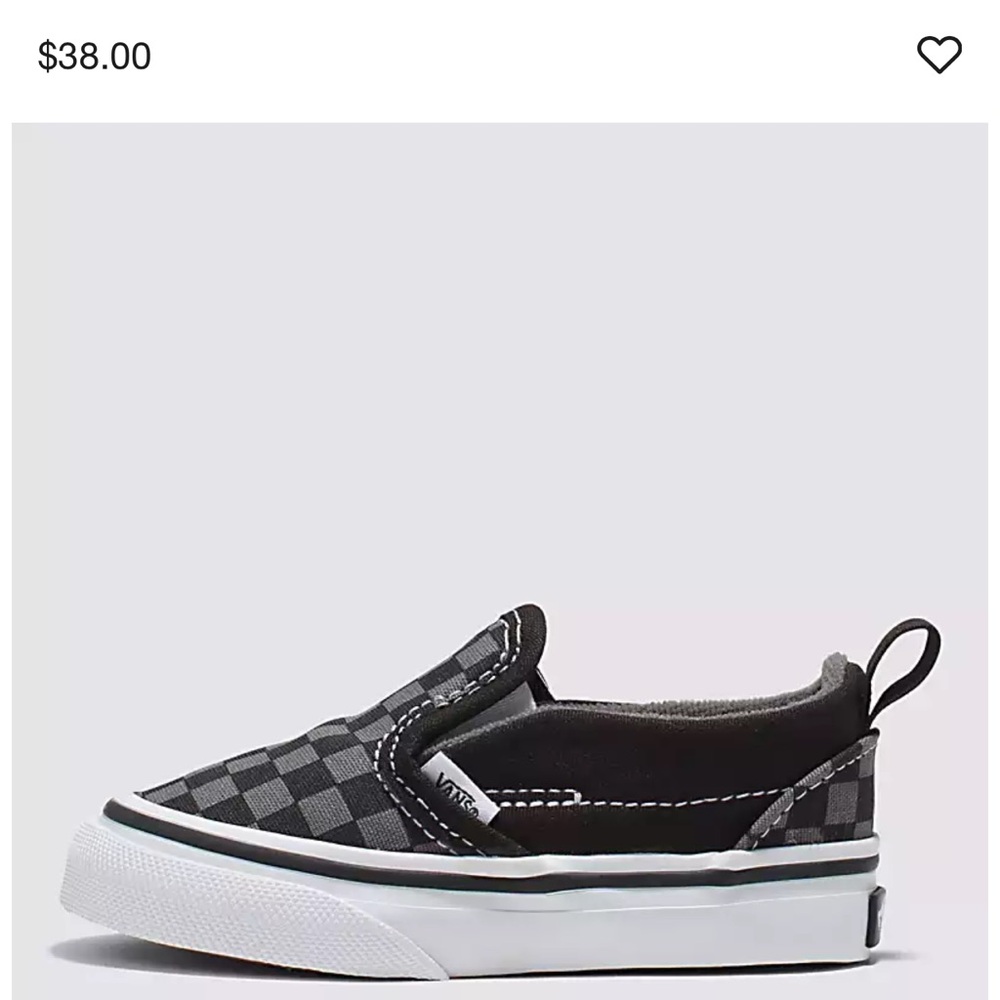 Toddler checkered vans
